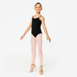 Girls' Ballet Camisole Leotard - Black
