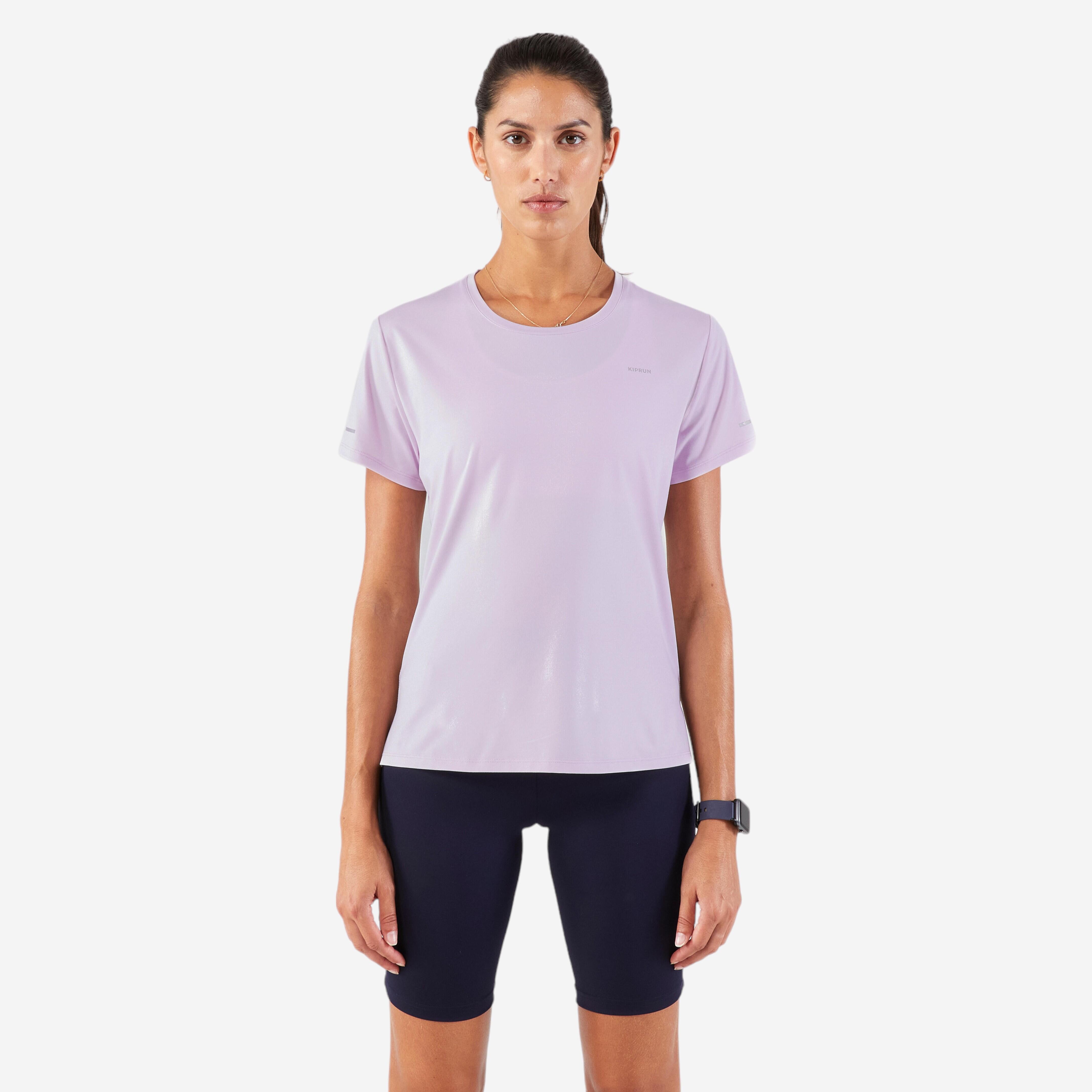 500 Dry Women's Breathable Running T-shirt - mauve