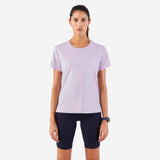 500 Dry Women's Breathable Running T-shirt - mauve