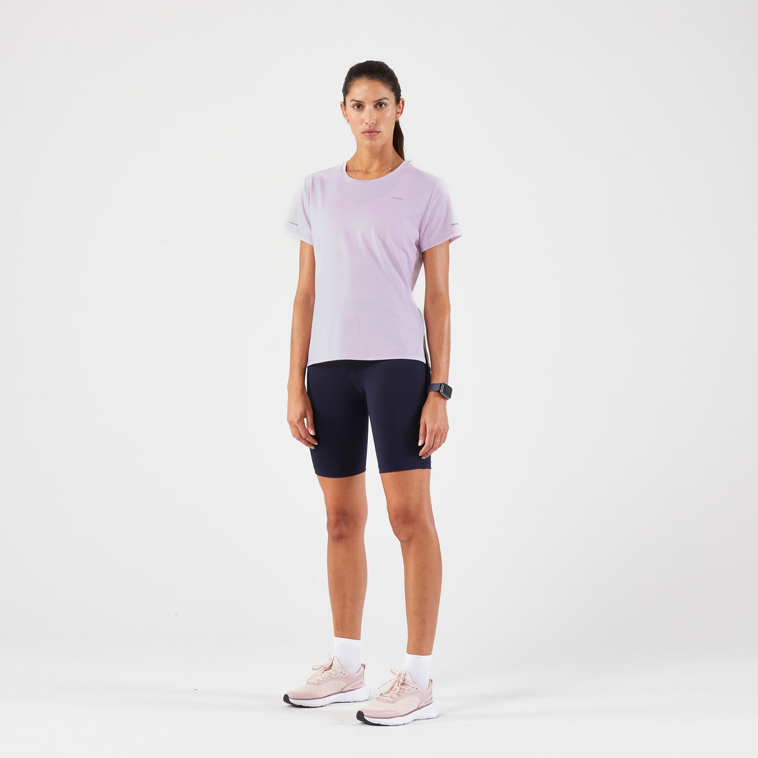 500 Dry Women's Breathable Running T-shirt - mauve