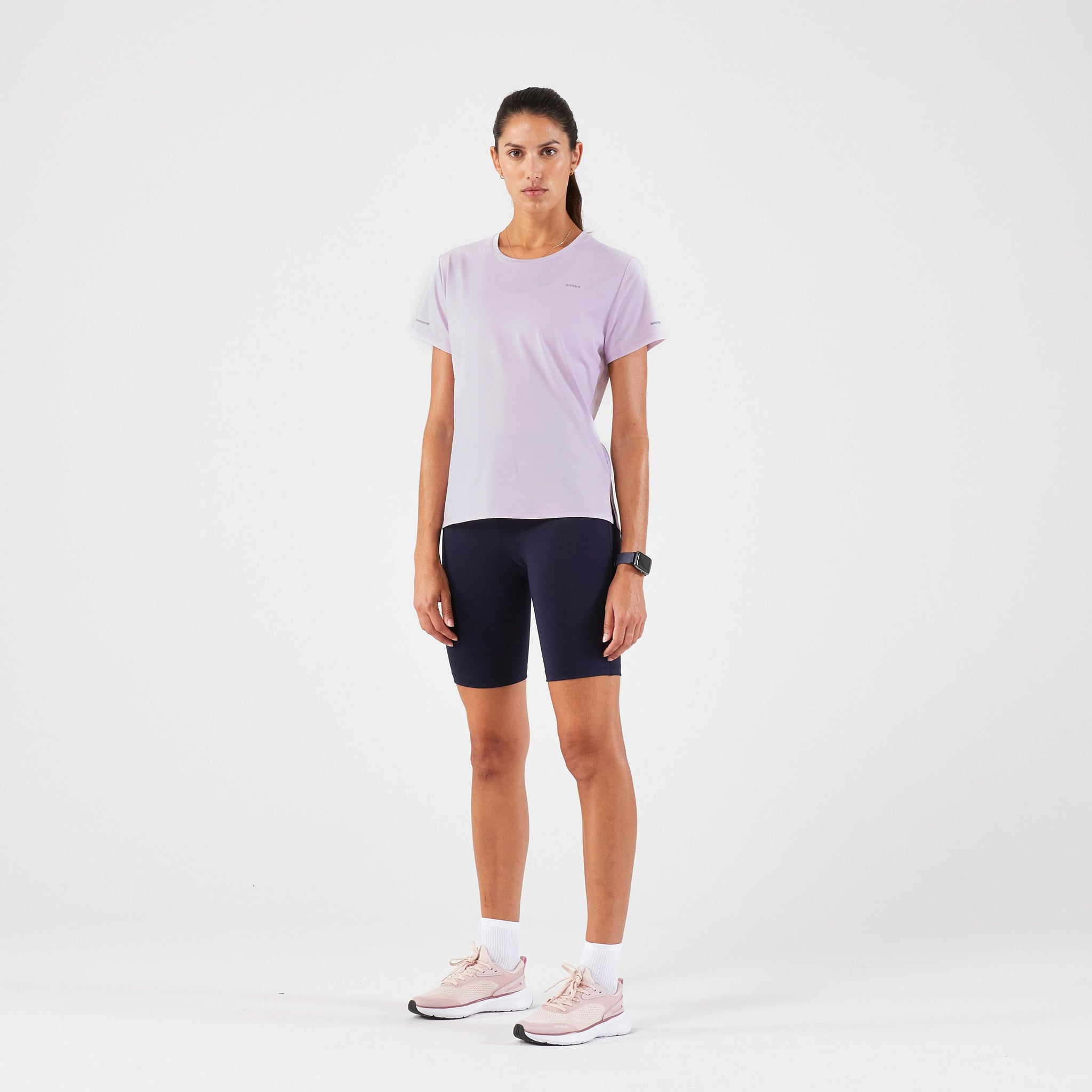 500 Dry Women's Breathable Running T-shirt - mauve