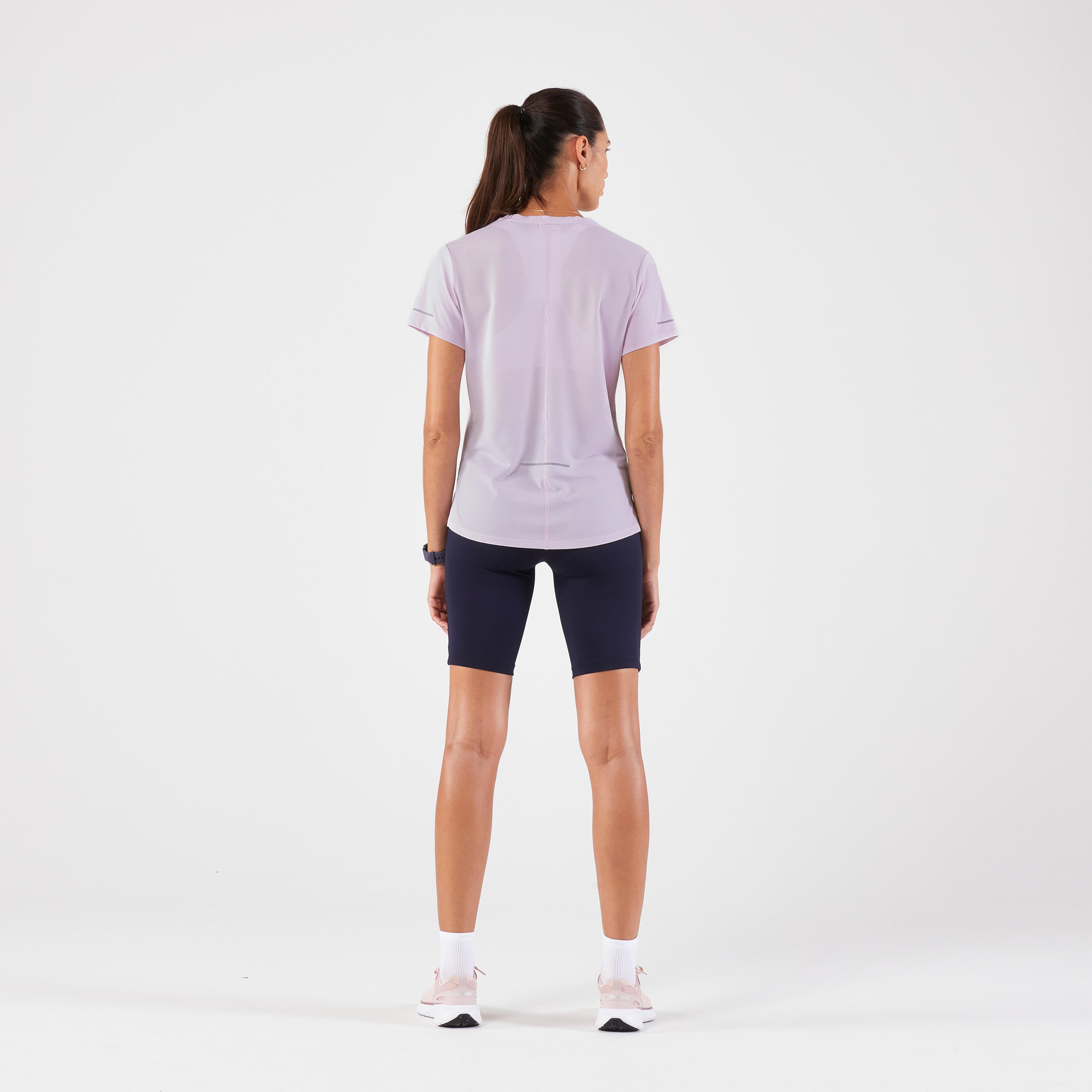 500 Dry Women's Breathable Running T-shirt - mauve