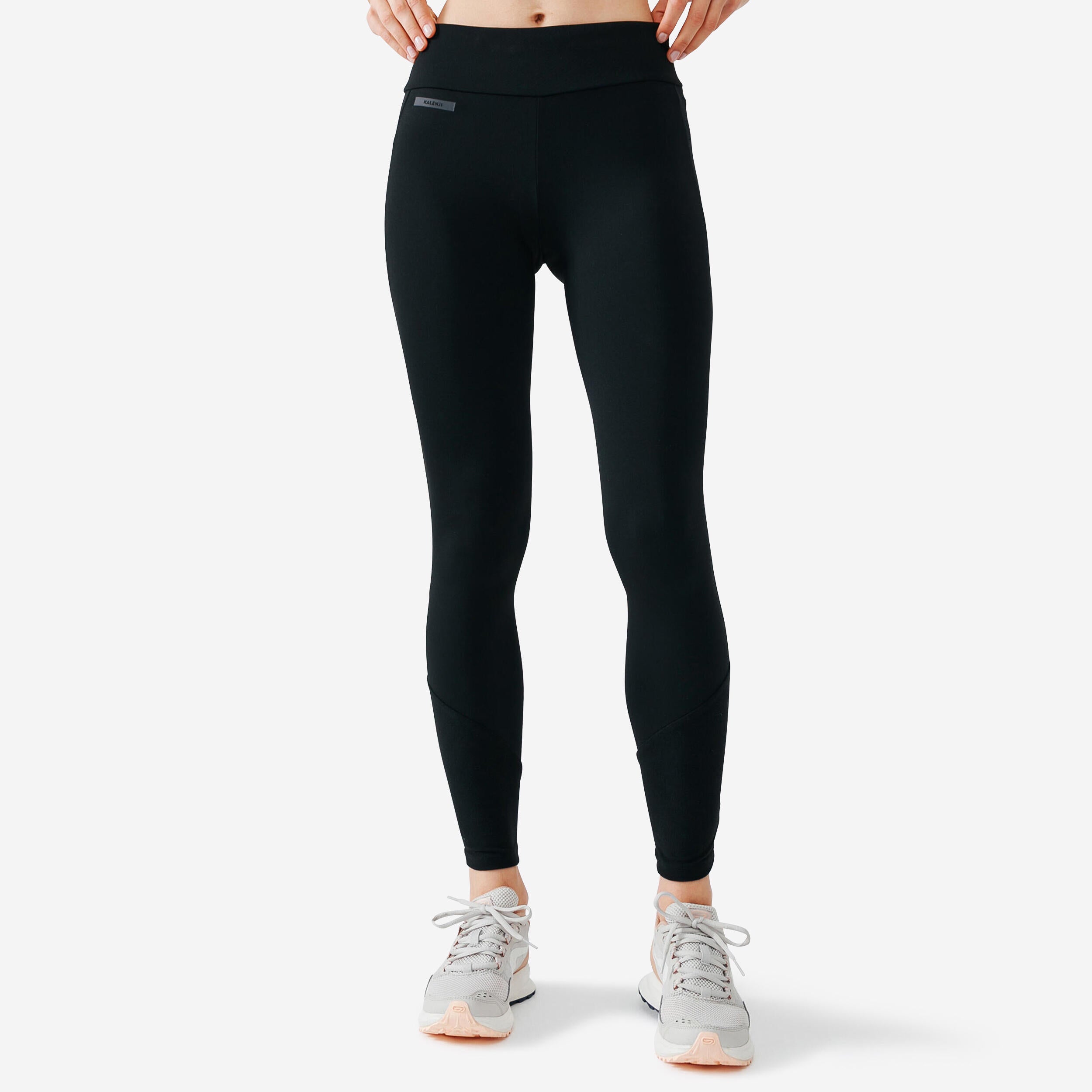 100 Warm Women's warm running leggings - Black