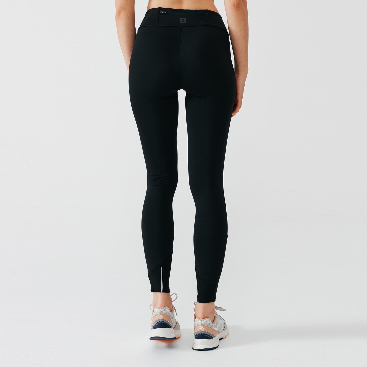 100 Warm Women's warm running leggings - Black
