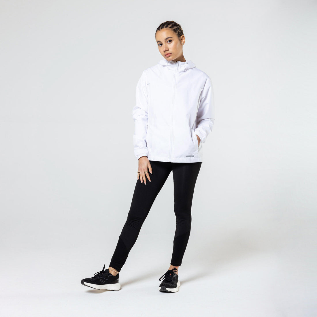 100 Warm Women's warm running leggings - Black