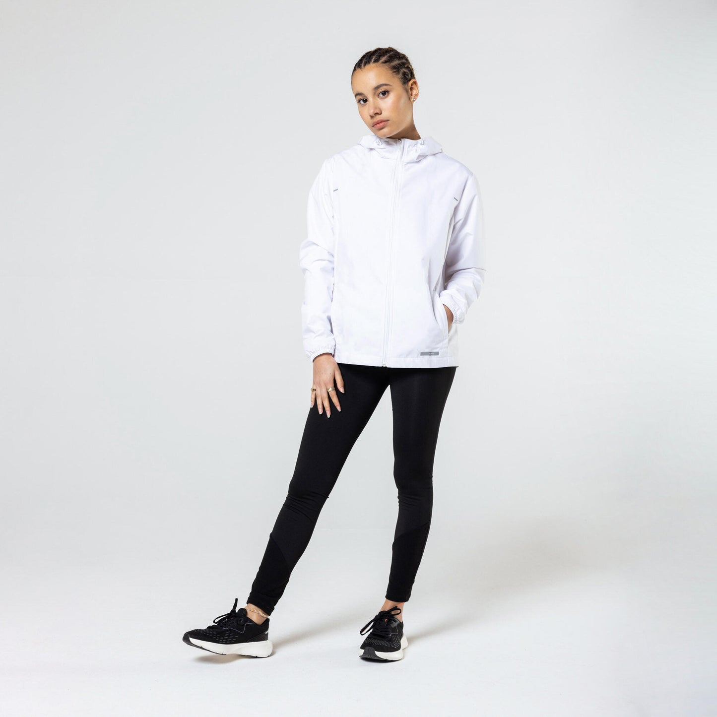 100 Warm Women's warm running leggings - Black