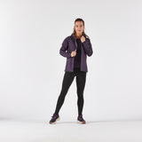 Women's Waterproof Breathable Trail Running Jacket KIPRUN Run500 - Dark Purple