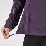Women's Waterproof Breathable Trail Running Jacket KIPRUN Run500 - Dark Purple